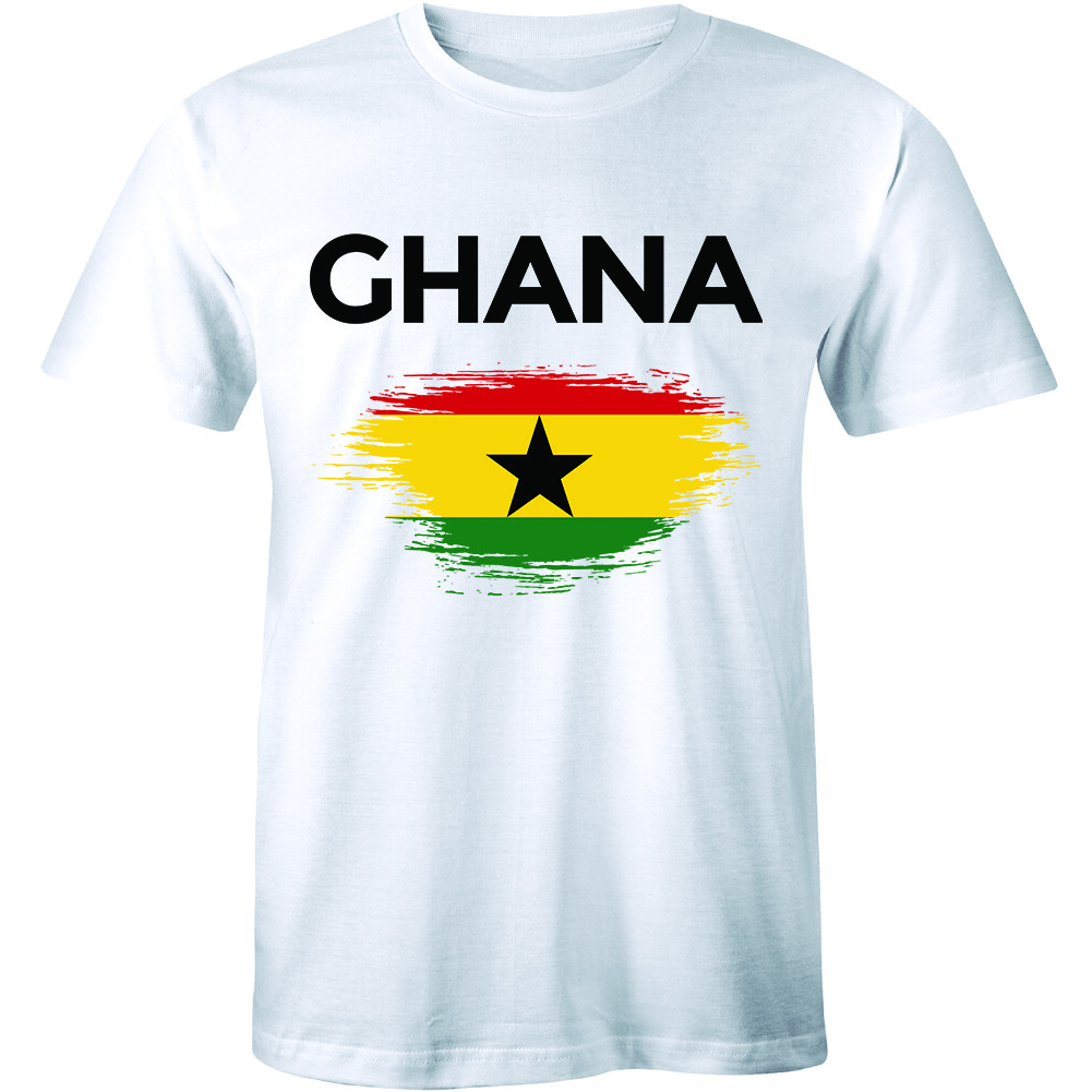 Republic of Ghana West Africa Black Star National Flag Ghanaian Tee Mens T-shirt gallery