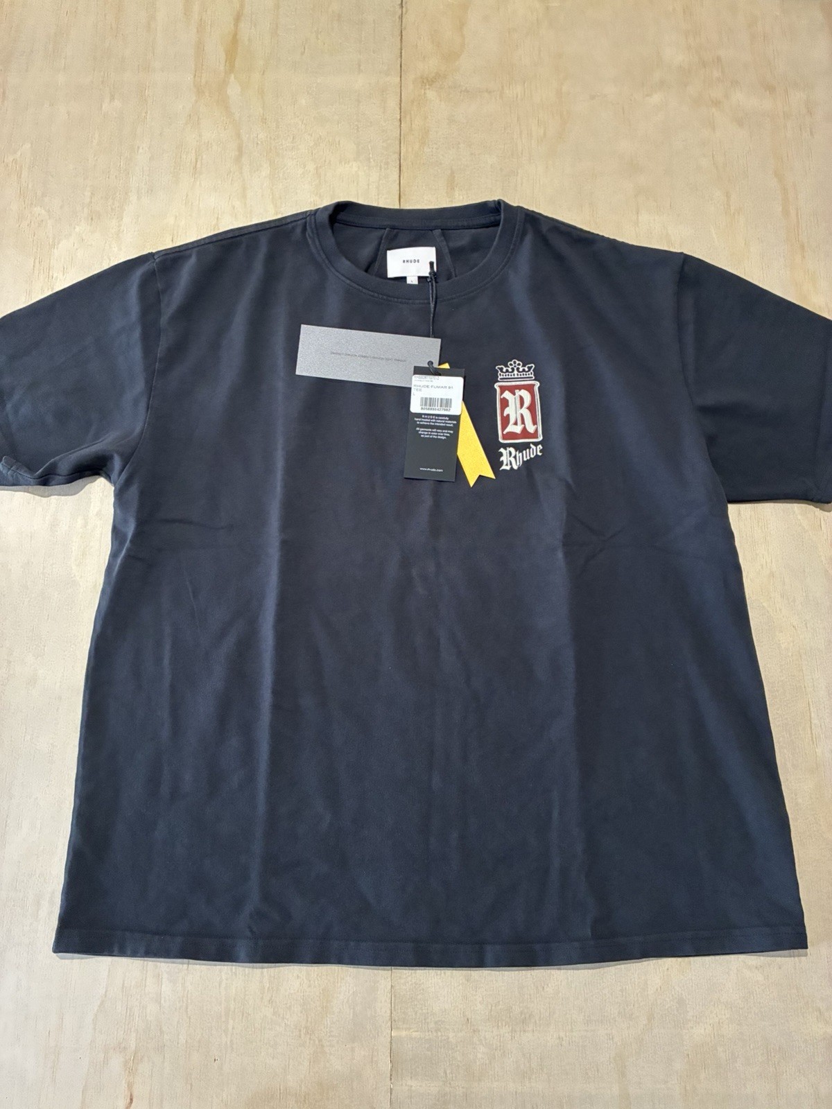 RHUDE FUMAR 91 TEE Large NWT