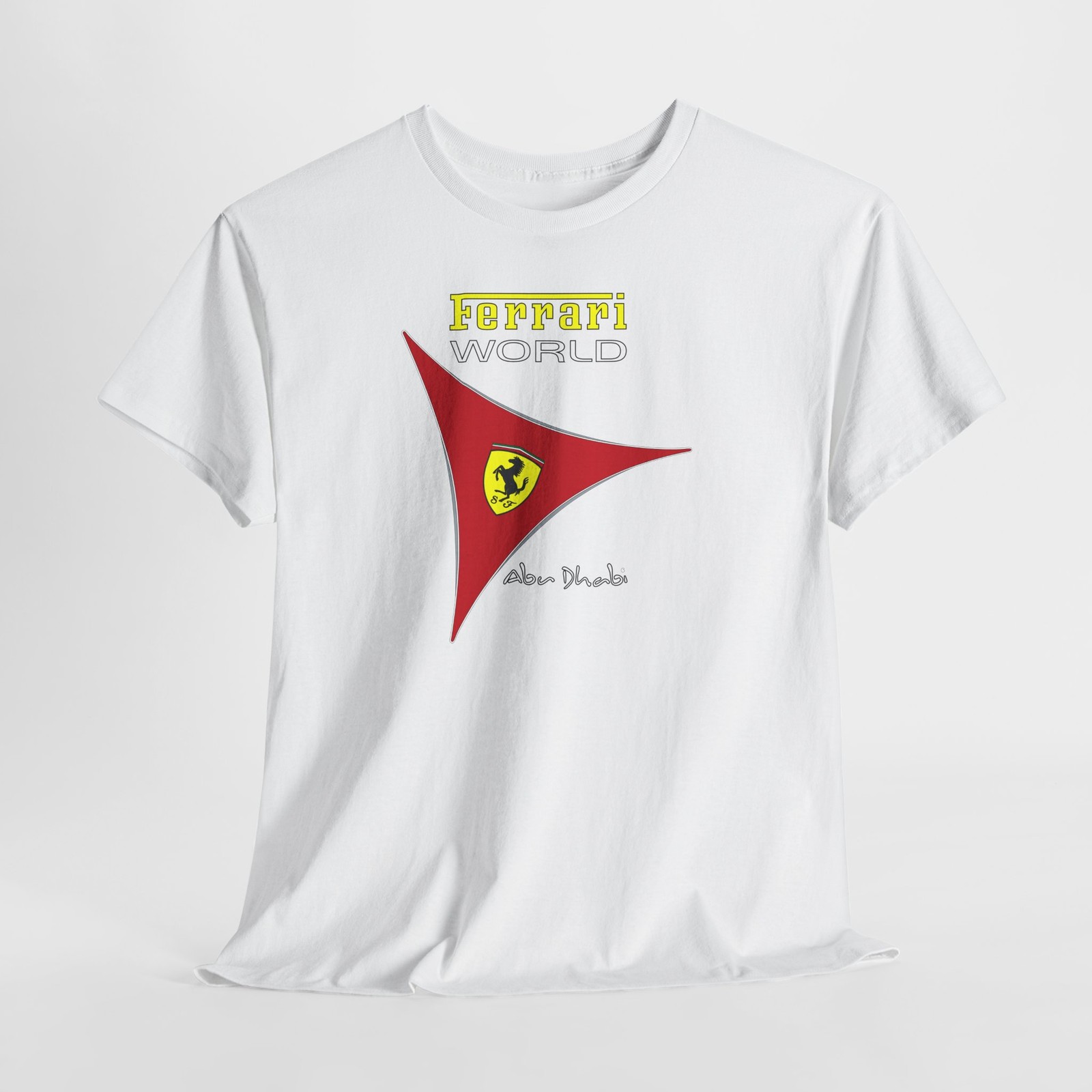 Abu Dhabi Tee, Ferrari World | Formula Rossa Roller Coaster Shirt