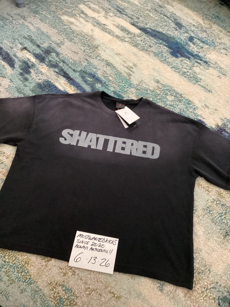 NWT Nike Air Jordan Shattered Backboard Black Loose Fit T-Shirt Men’s Sz XL