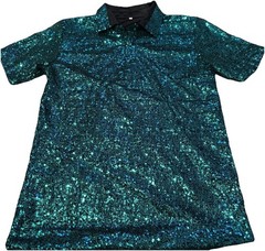 URRU Shirts Size Medium 4 Pack Multi Color Collard Polo Shirts With A Tie