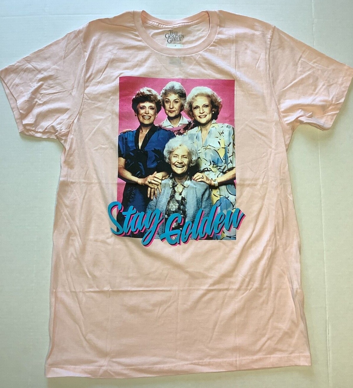 Golden Girls Shirt, Stay Golden, Pink, Short Sleeve Tee, Pick Size S,M,L,XL,2XL gallery