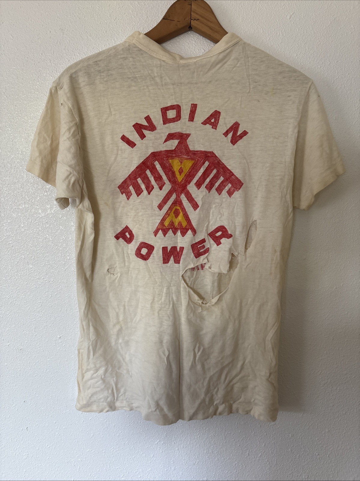 Vintage Band Shirt XIT Psych Native American Distressed Handmade Shirt 1970’s gallery