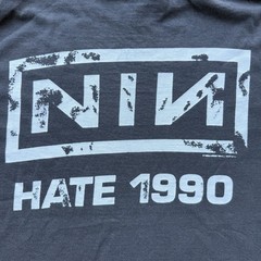 Nine Inch Nails Pretty Hate Machine Hate 1990 MODERN Faded Black