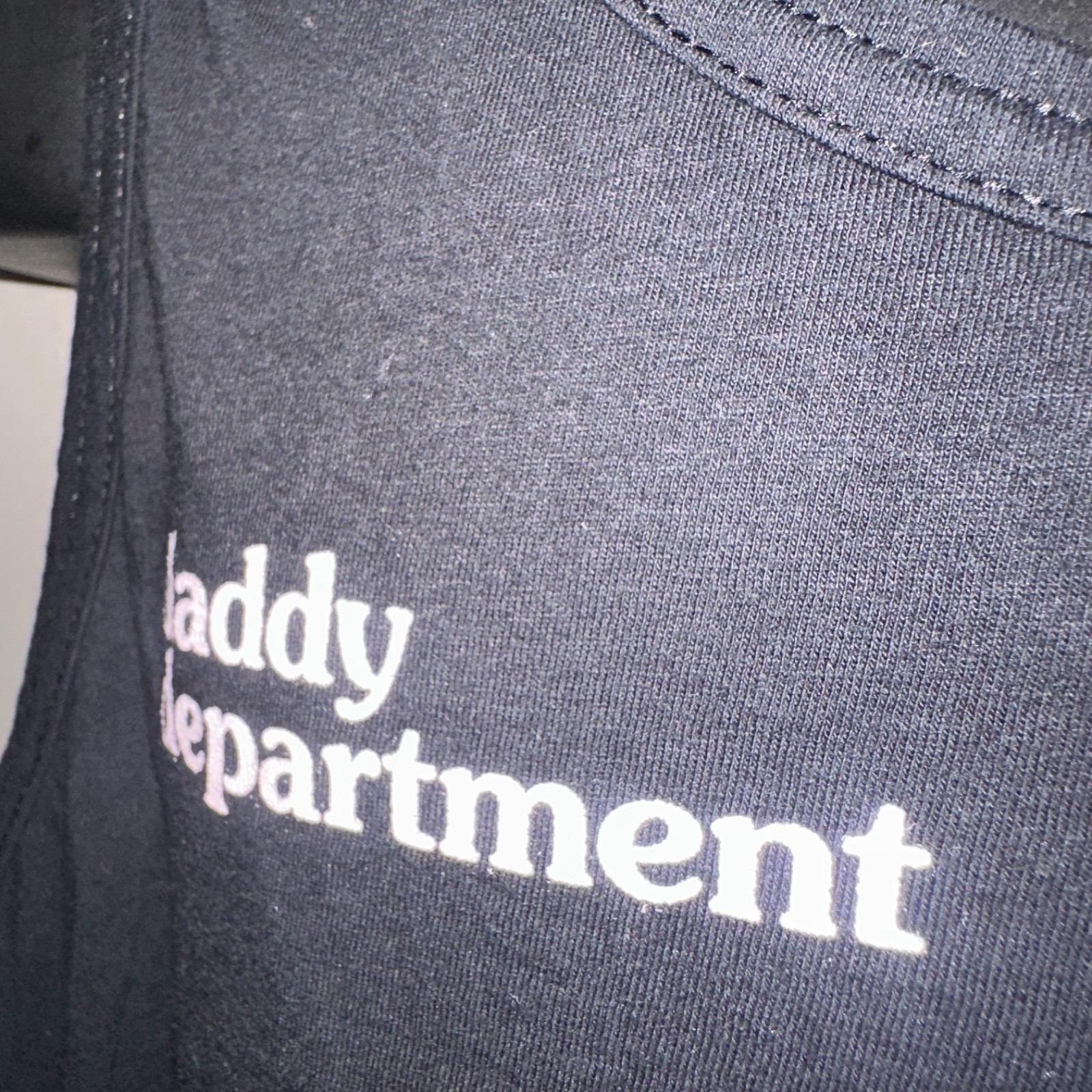 Daddy Department Tank Top Large Gently worn Cotton blend no fabric tag gallery