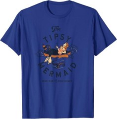 The Tipsy Mermaid Dive Bar & Fish Shack: Vintage Pinup Art T-Shirt