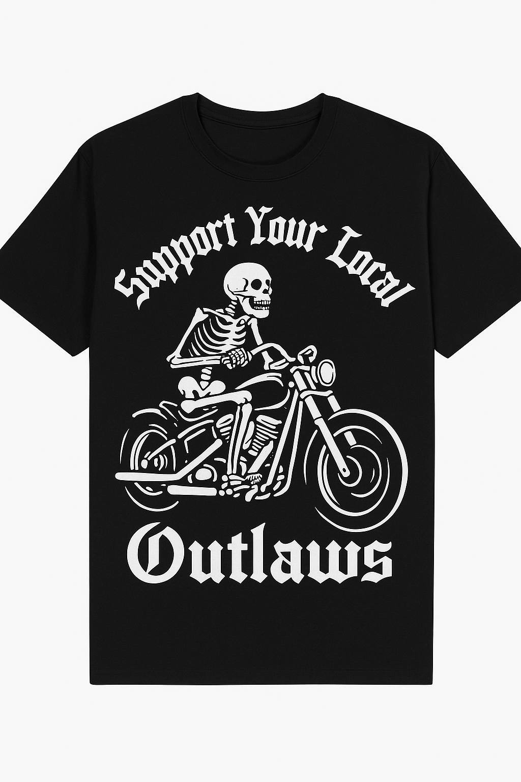 SYLO Support your local outlaws Biker Motorcycle MC T shirt 15 skull gallery