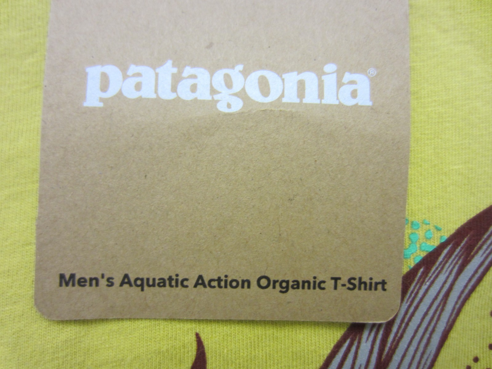 New $45 Patagonia 37801 Aquatic Action Organic T-shirt, Shellfish Society, S gallery