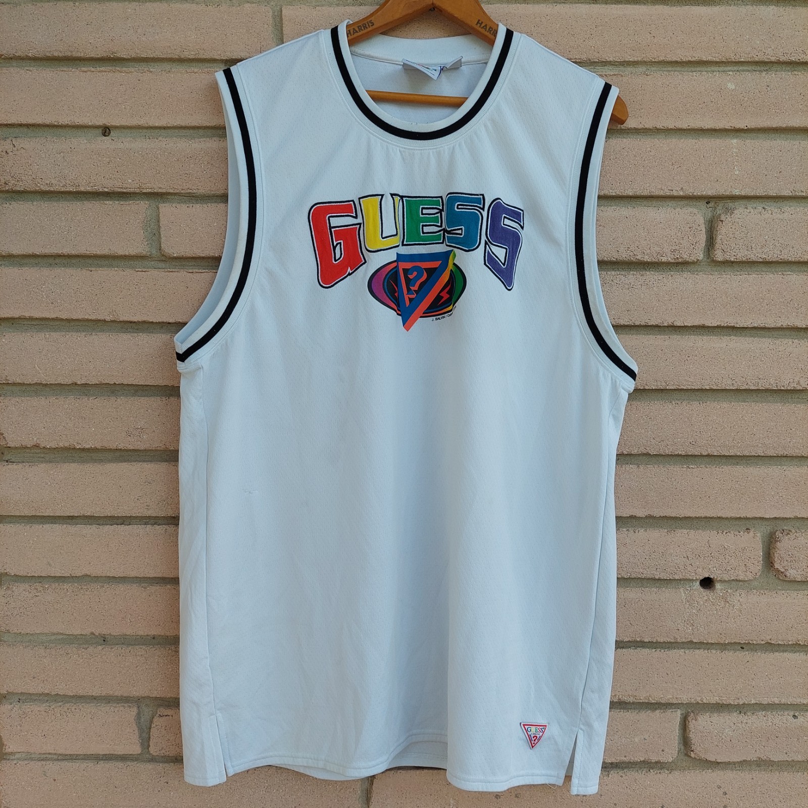 Guess x J Balvin Basketball Jersey 90’s Vibe Embroidered Men’s XL gallery