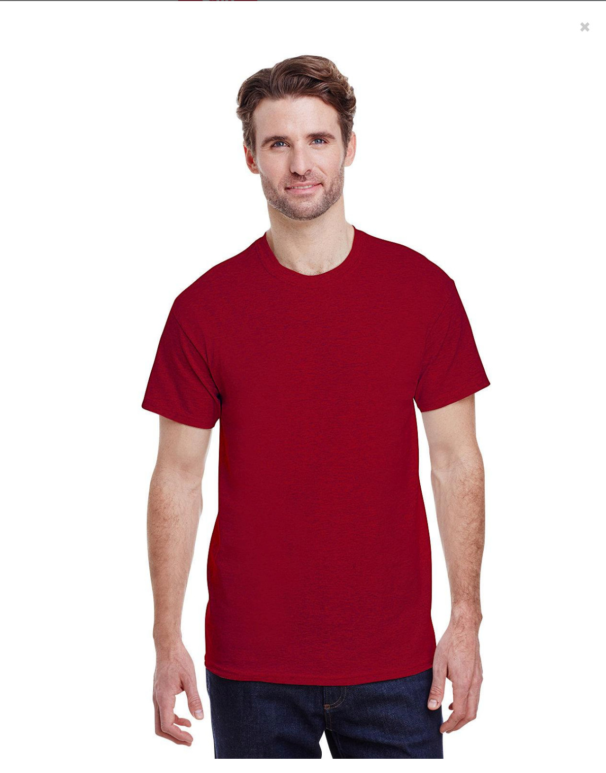 Gildan Mens G500 Premium Short Sleeve Heavy Cotton Plain Casual T-Shirt Pack 6 gallery