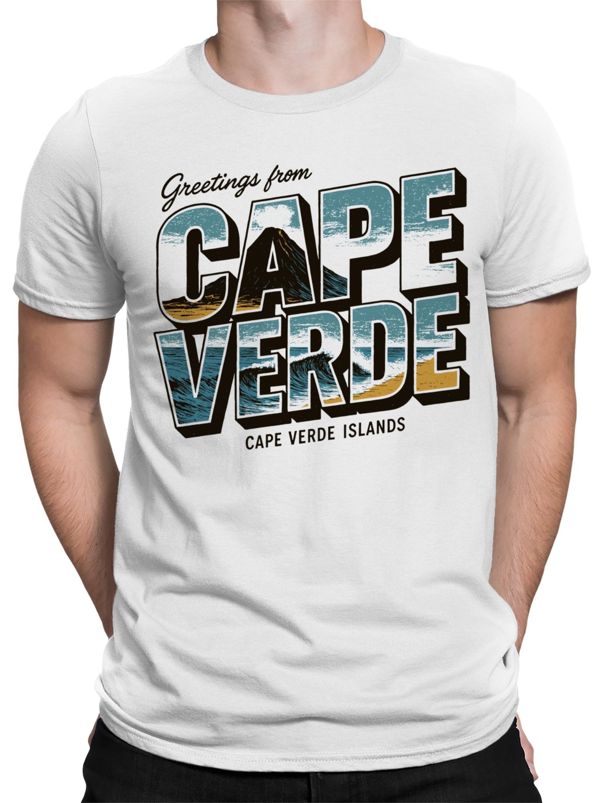 Cape Verde Adventure Greetings Men's T-shirt gallery