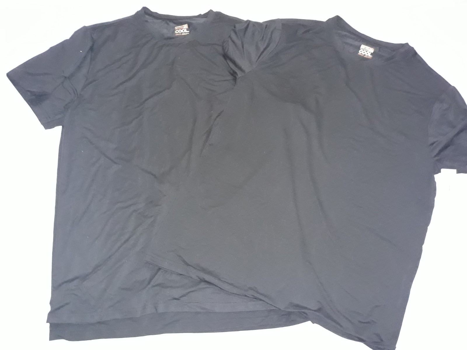 32 Degrees Cool Men’s 3 Pack Short Sleeve Crew Neck Shirt Black Size LARGE NEW