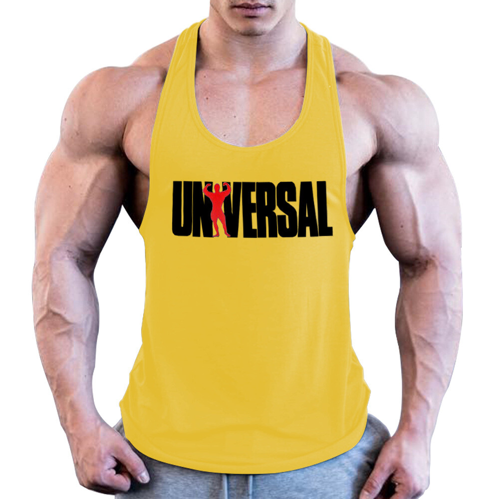 NEW Universal Men Gym Bodybuilding Tank Top Stringer Fitness Shirt VEST gallery