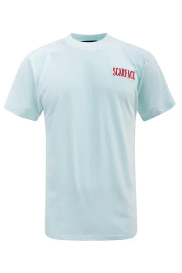 REASON Men’s Scarface The World Is Yours Embroidery Graphic T-Shirt S315 – S316