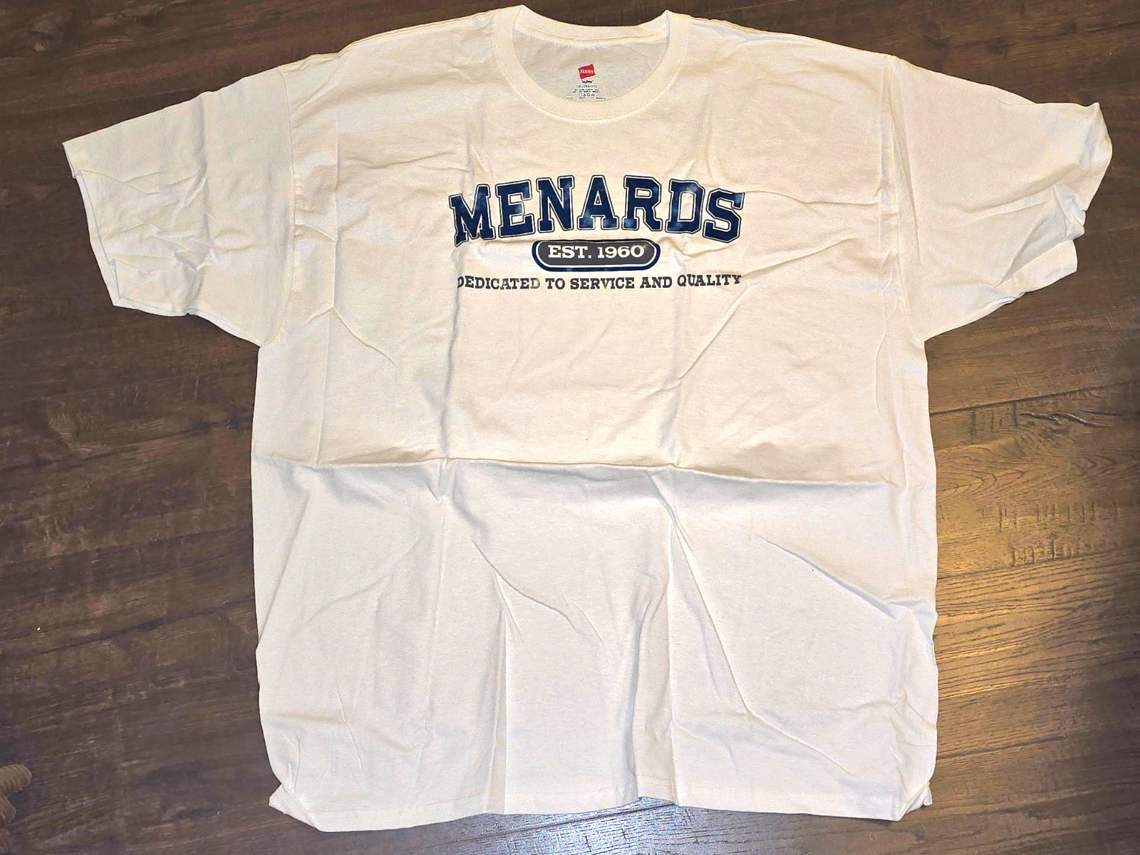Menards T-shirt Mens Sz 2XL Est. 1960 Hanes ComfortBlend Shirt New gallery