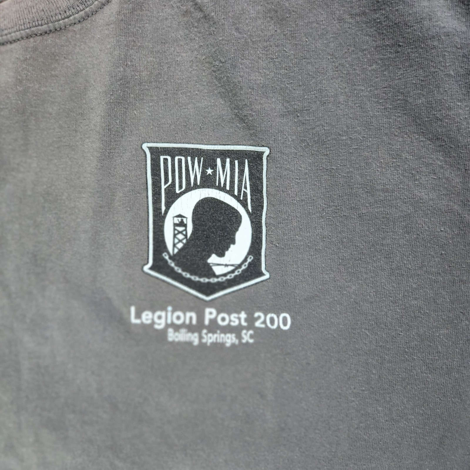 POW MIA United States Military T-Shirt Size XL Bring Them Home Veteran Patriotic gallery