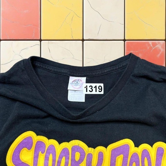 VTG Y2K 2000S Scooby-Doo Cartoon Network T Shirt Mystery Machine Black Men XL gallery