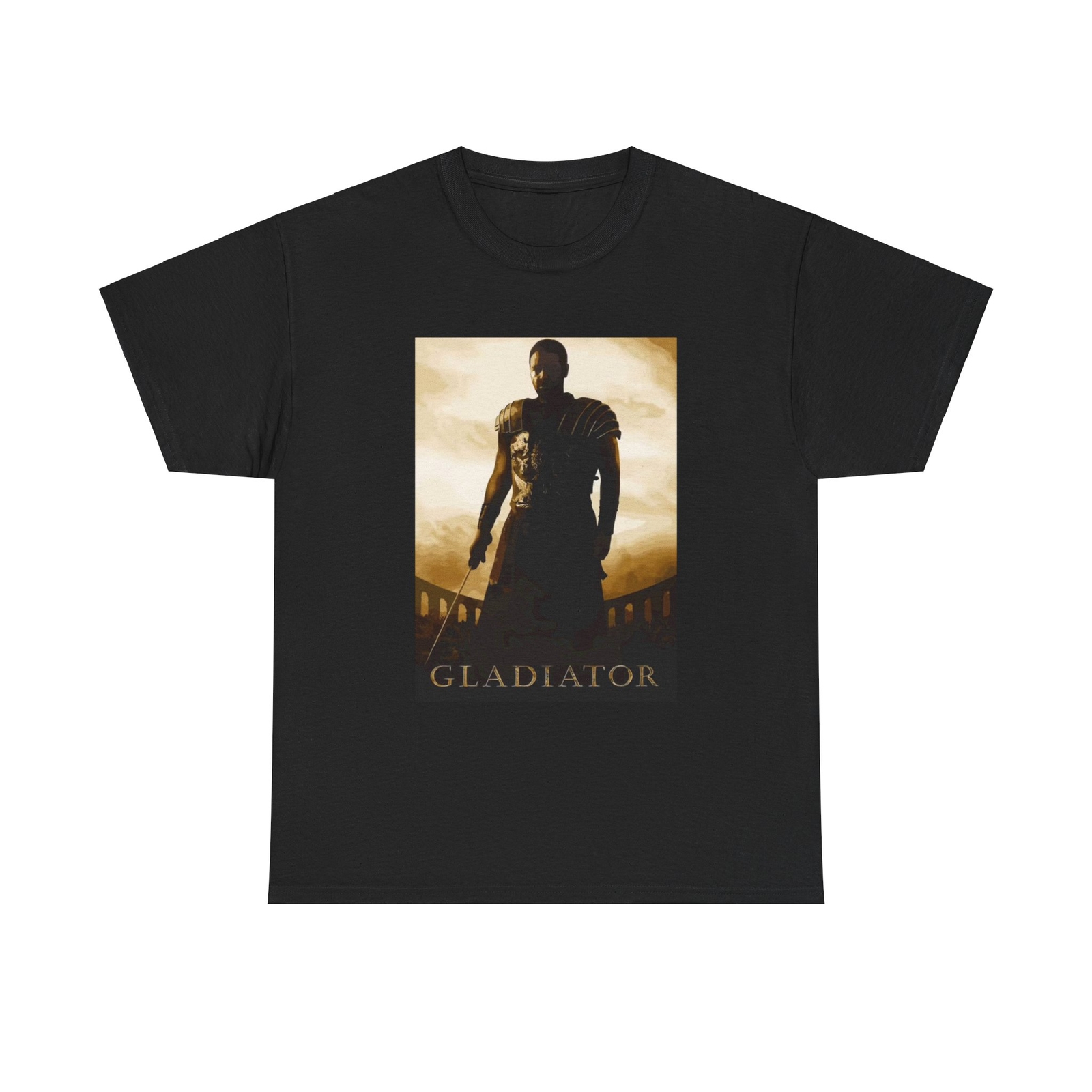 Gladiator Tshirt Vintage Movie Poster Retro Graphic 90s Unisex Heavy Cotton Tee gallery