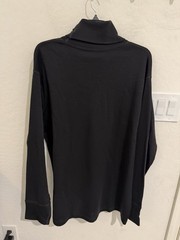 Woolx Black Prescott Turtleneck Long Sleeve 100% Merino Wool Baselayer Mens 2XL