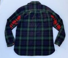 Comme Des Garçons Ganryu 2013 Fall/Winter Shirt Wool Rare Patchwork Flannel Sz S