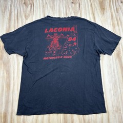 VTG Thrashed Single Stitch Laconia Bike Week 1994 Sun Fade Black T-Shirt XL