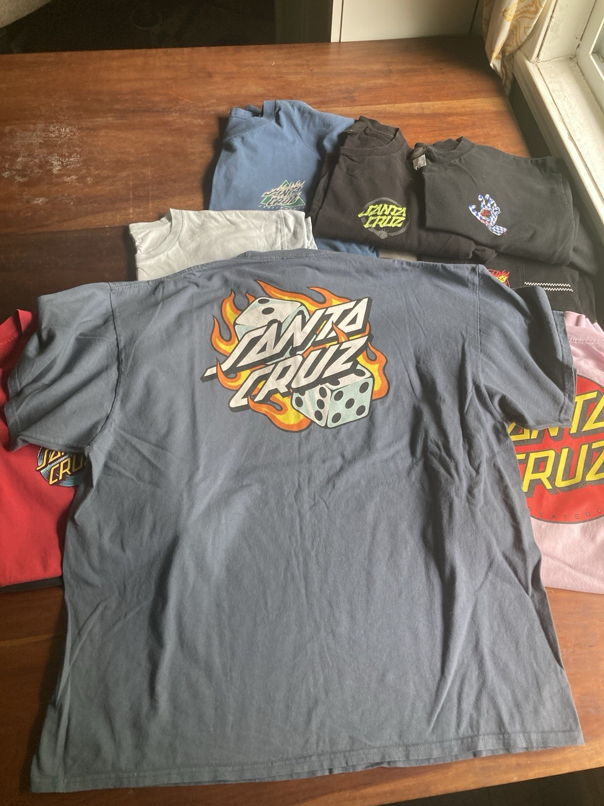 Lot of 10 Santa Cruz Skateboards T Shirt XL Large Vintage Modern Cotton Hosoi gallery