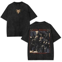 Warhammer 40K Luna Wolves Vintage 90s Graphic Tee Soft Cotton Crewneck T Shirt