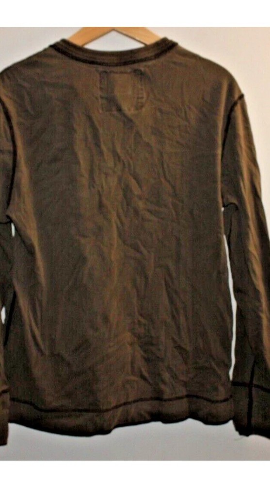 American Eagle Outfitters Men’s L/S Shirt Medium Brown Workwear Free US Shipping
