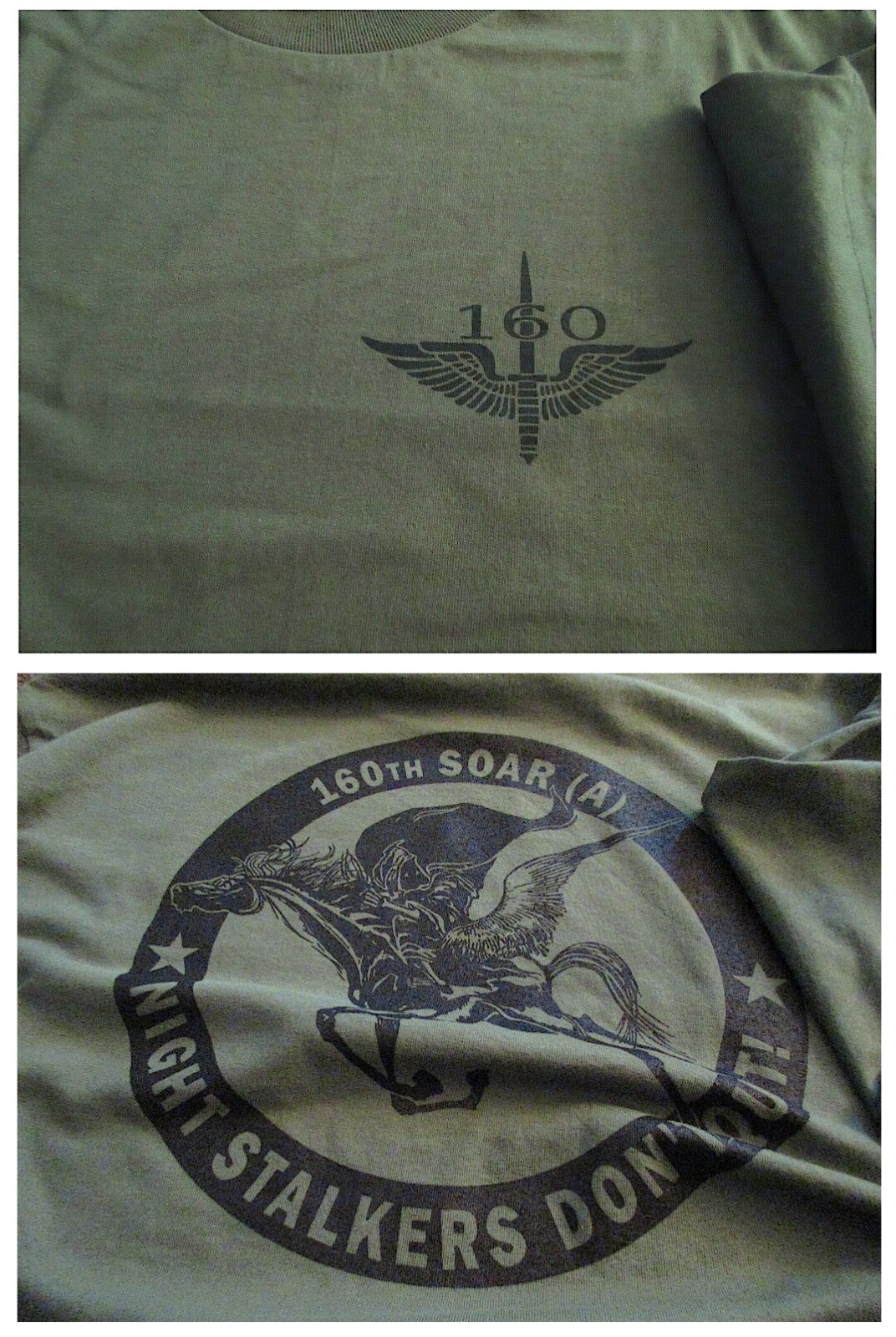 160th NIGHT STALKERS SOAR Spec OPS Aviation T-Shirt Large Military US Military 1 gallery