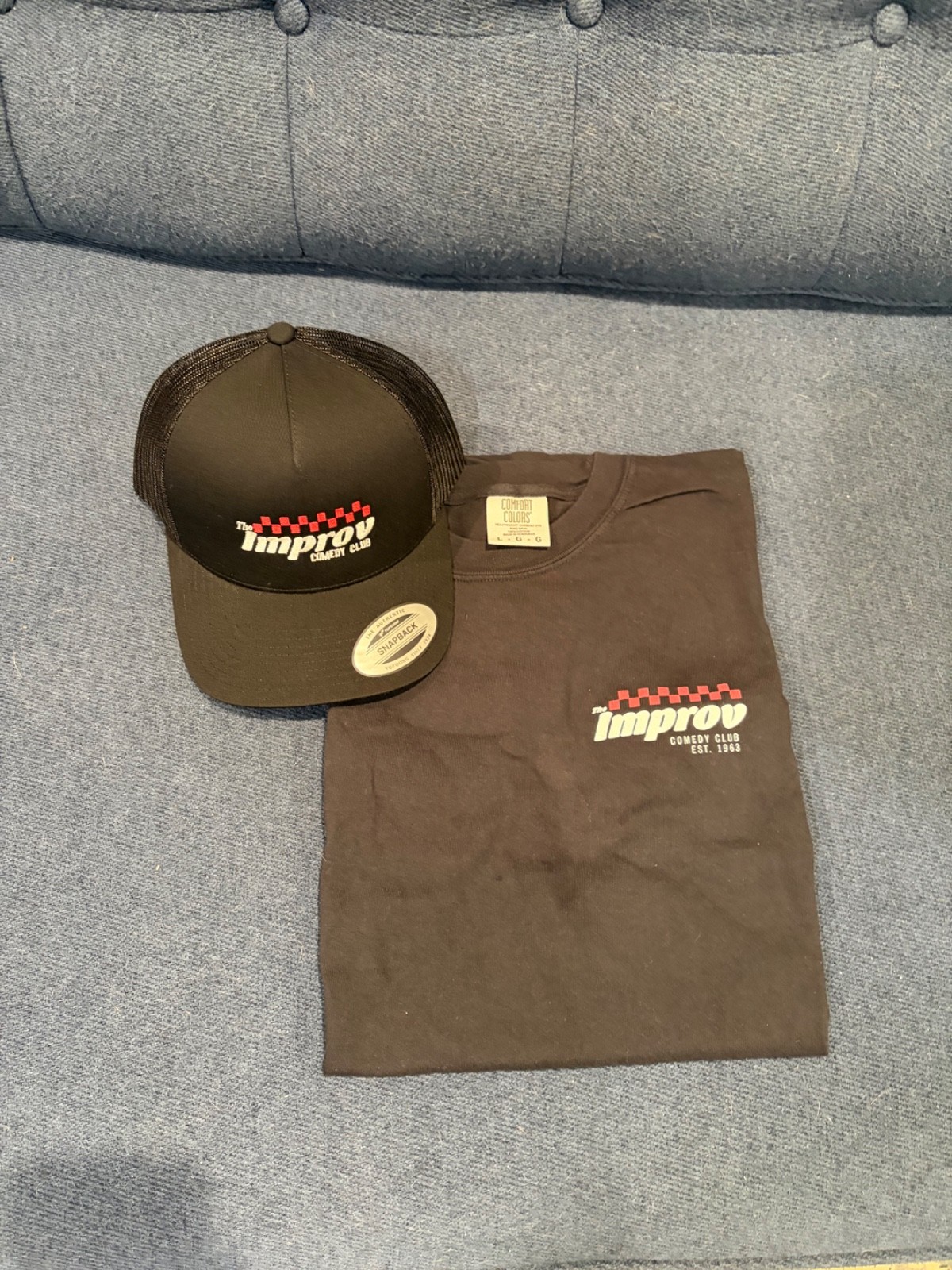 improv comedy club T-shirt and Trucker Hat
