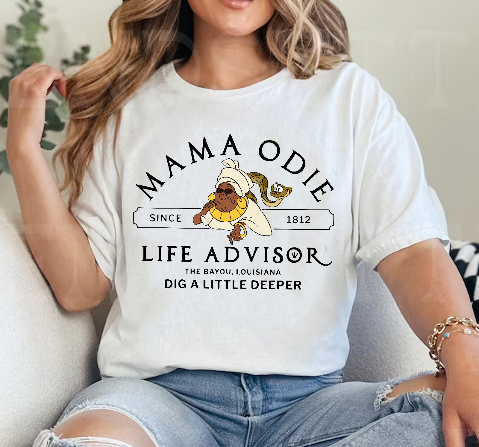 Disney Princess & The Frog Mama Odie Life Advisor Unisex Adult Kid Shirt 1045159 gallery