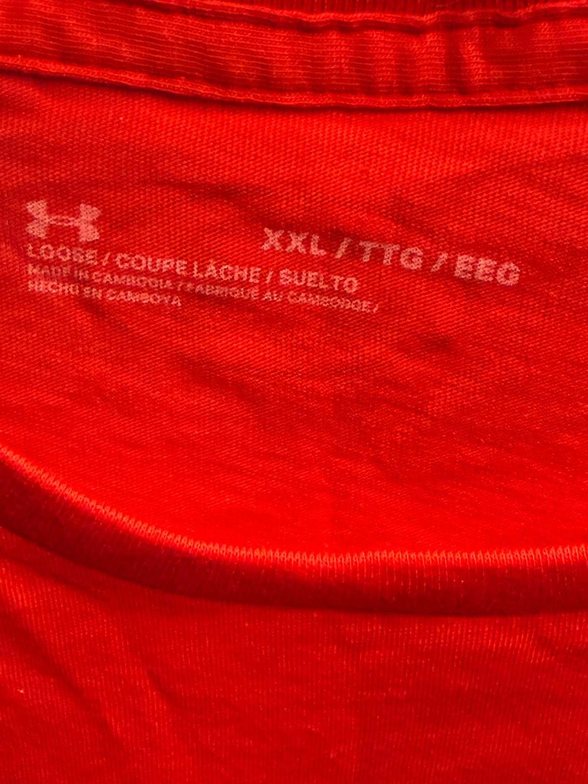 Under Armour Men’s 2XL Red Sportstyle Logo Tee Short Sleeve Shirt NWT gallery