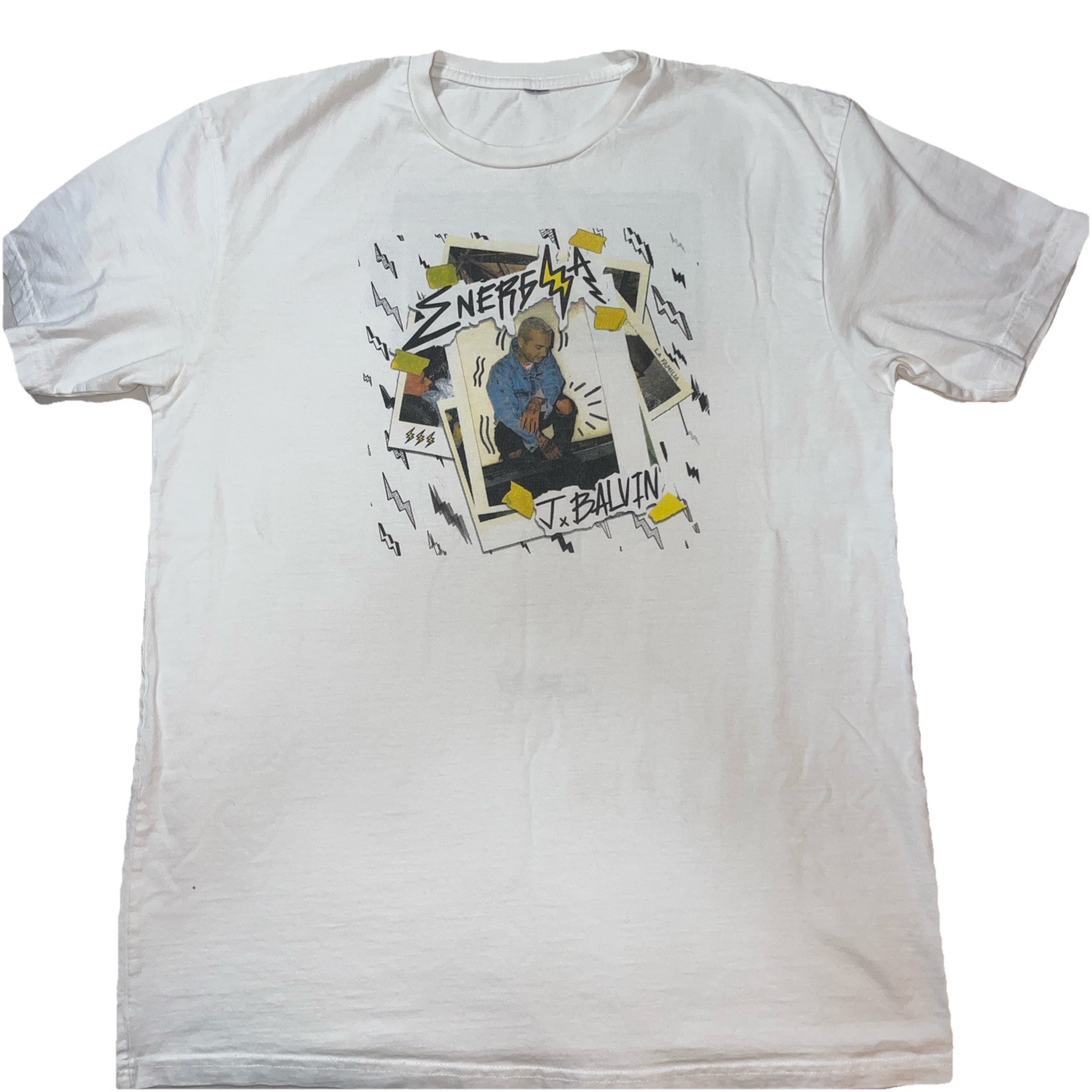 J Balvin Energia T Shirt (Size: Large) Rare