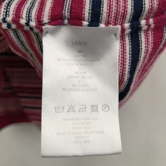 Jaeger Striped T-Shirt Men’s Large Multicoloured Cotton Blend Preloved