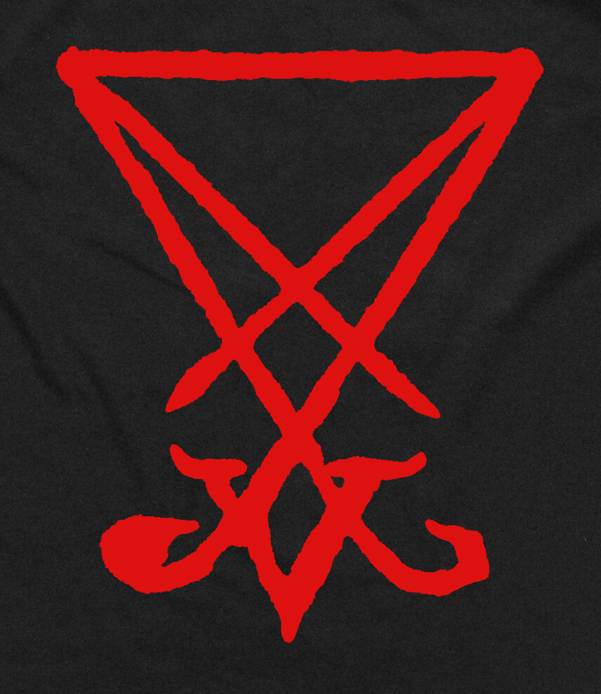 Sigil of Lucifer Shirt - Occult Gothic pentagram satanic seal satan baphomet 666 gallery