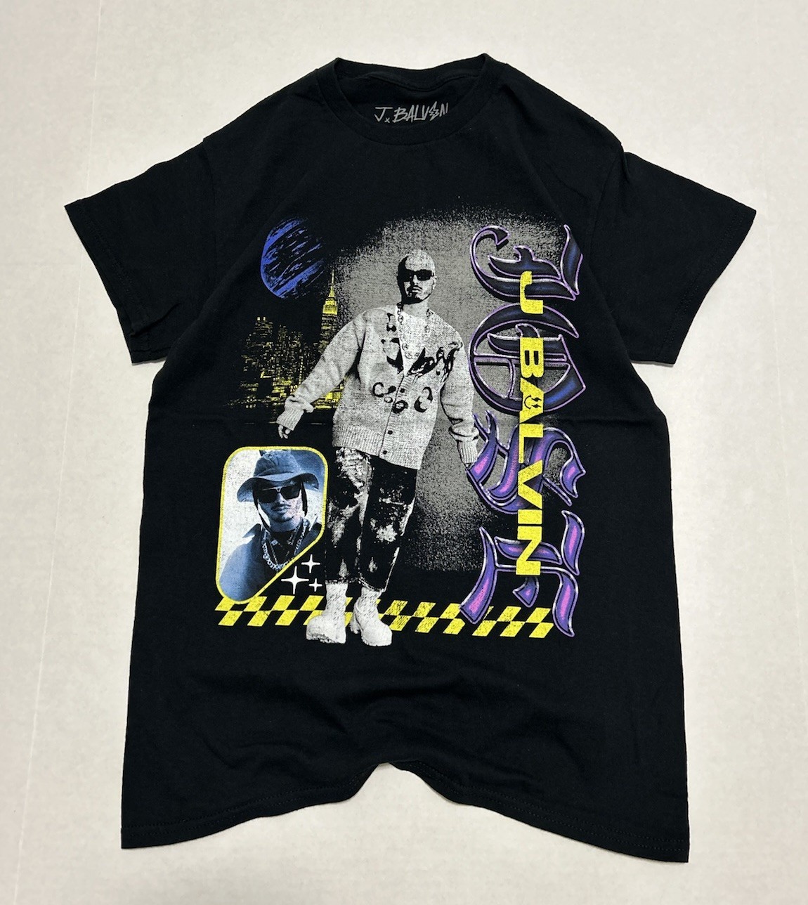 J Balvin T-Shirt Jose Men's Small Black Reggaeton Rap Tee gallery
