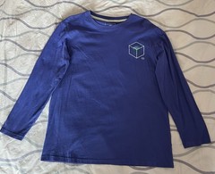 AWS re:Invent Amazon Web Services Long Sleeve Shirt Large Blue