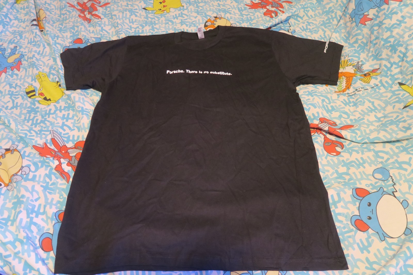 Porsche There Is No Substitute Black Cotton Men's T-Shirt XL Determination Force gallery