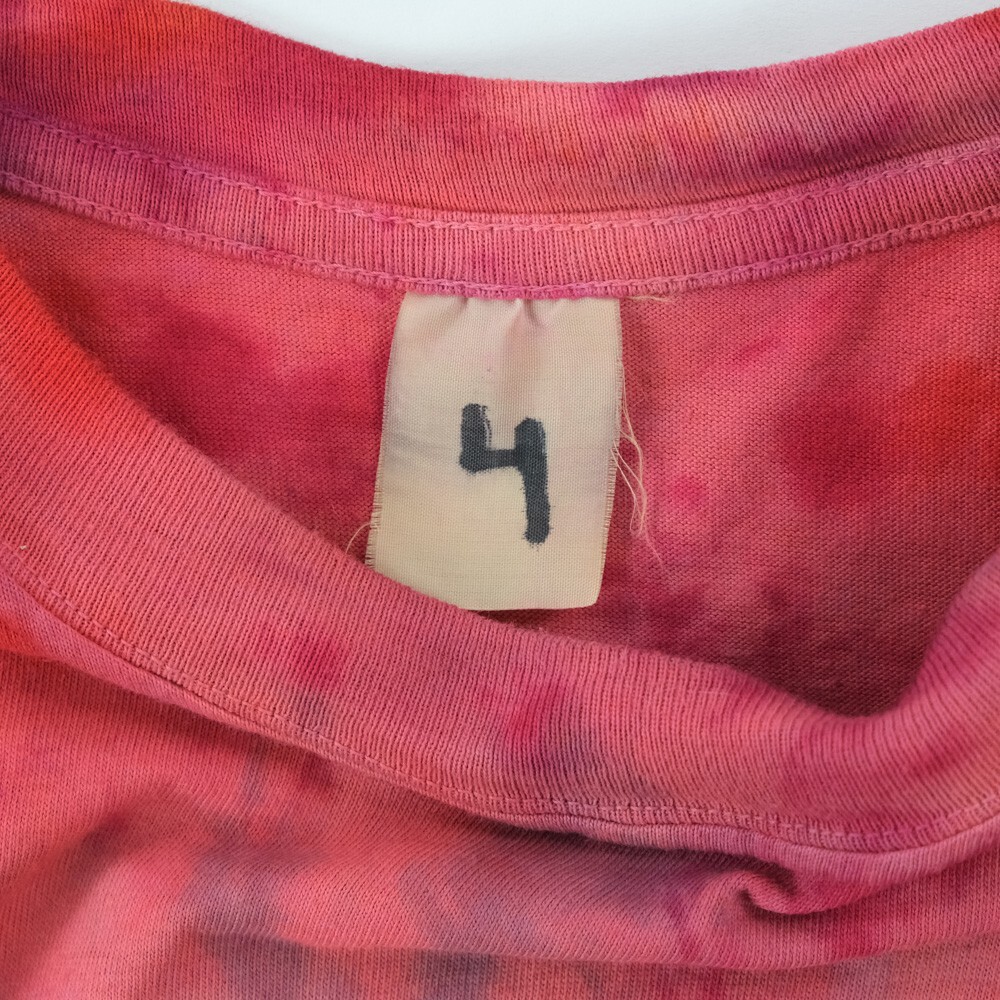 NWOT Single Stitch T-Shirt Blank Hand Tie Dye Brazil Made S/S Hering Sz. S 34' gallery