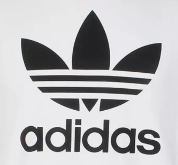 ADIDAS Vintage Trefoil Logo WHITE Regular Fit Short Sleeve T-shirt NWT gallery