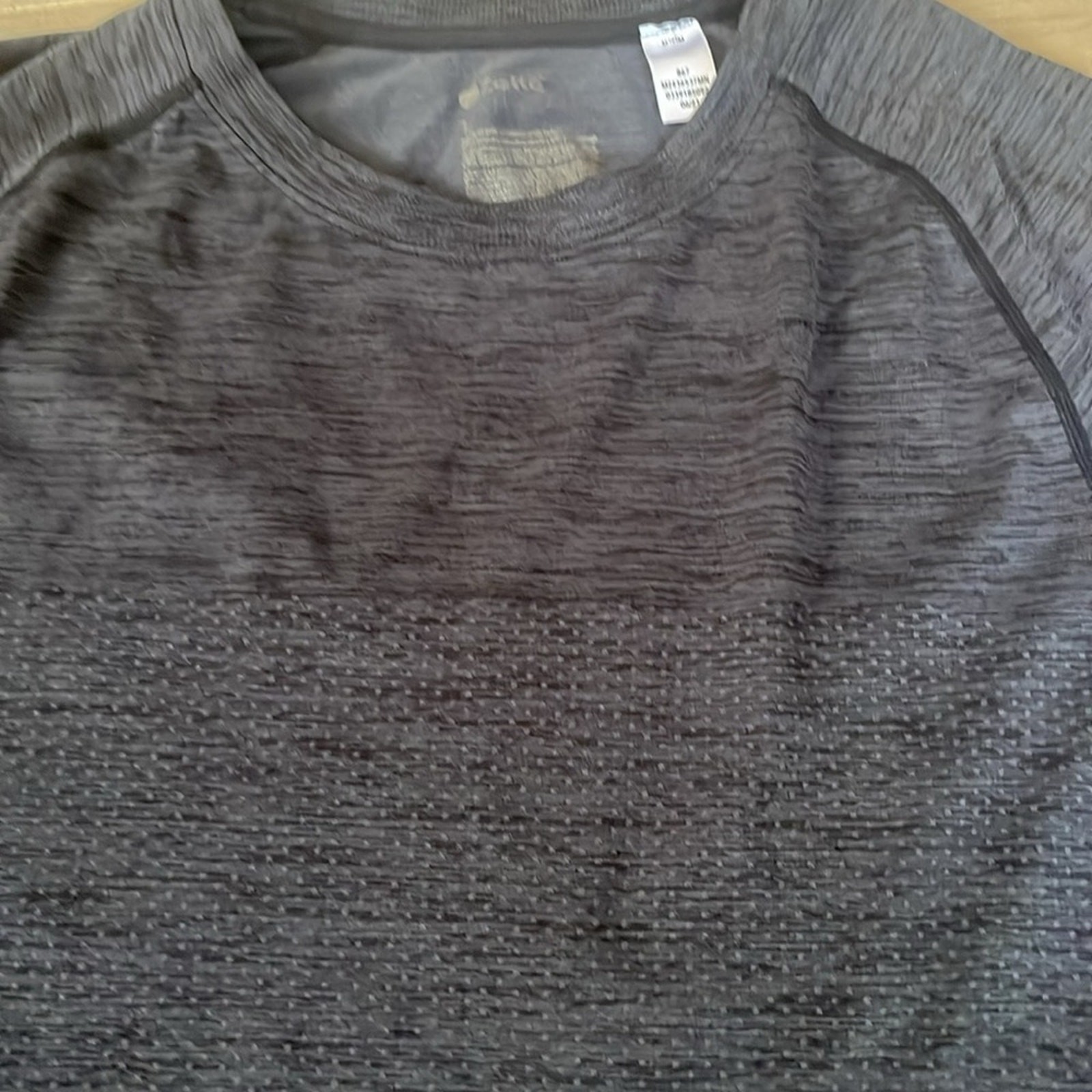 Zella Shirt Men's Large Gray LS Activewear Athletic gallery