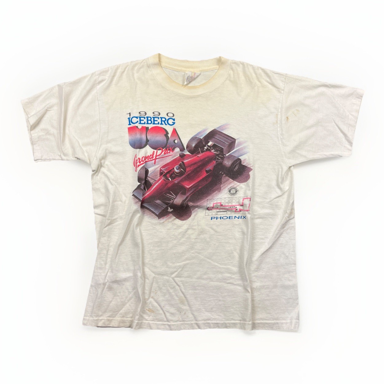 Vintage 1990 Iceberg Grand Prix Racing T Shirt
