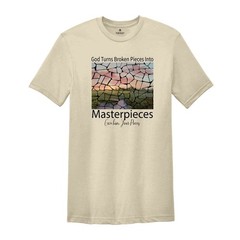God Turns Broken Pieces Into Masterpieces Shirt, Religious Christian Shirt, Bibl