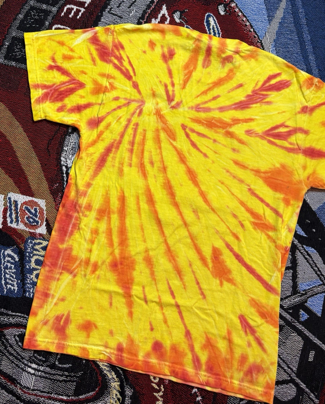 Vintage Dollywood Shirt Theme Park Medium Orange Tie Dye Souvenir Graphic Tee gallery