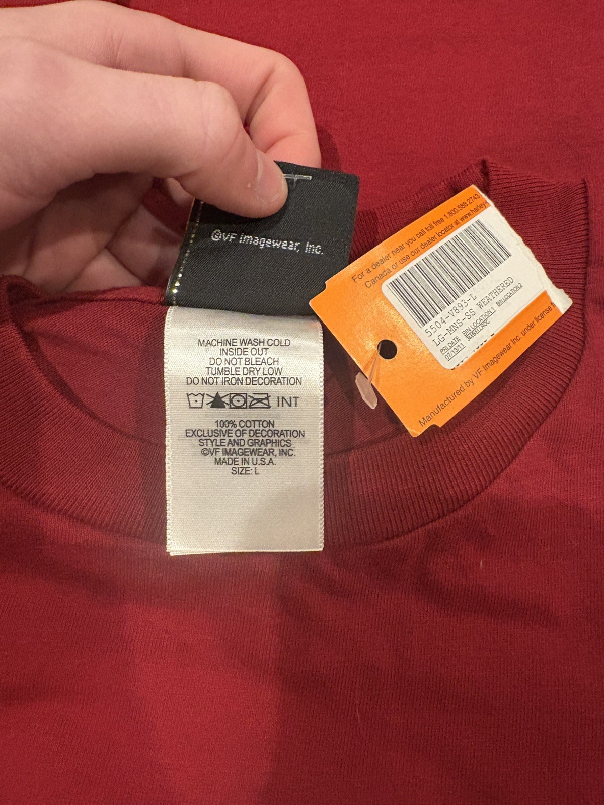 Size Large - Harley-Davidson T-Shirt Grand Canyon Harley Davidson Sedona, AZ. gallery