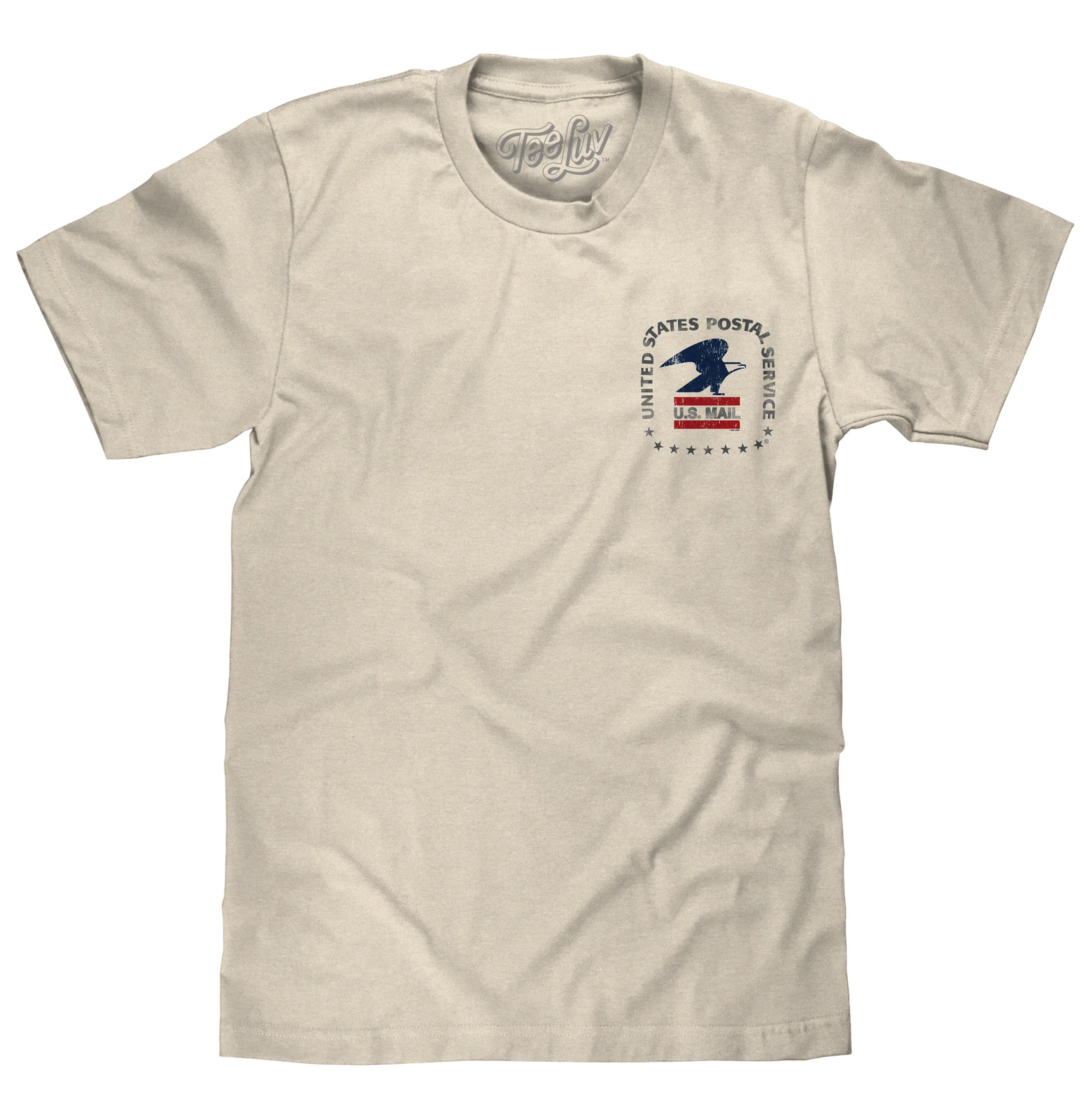 USPS United States Postal Service Mail Eagle Mens T Shirt Cream gallery