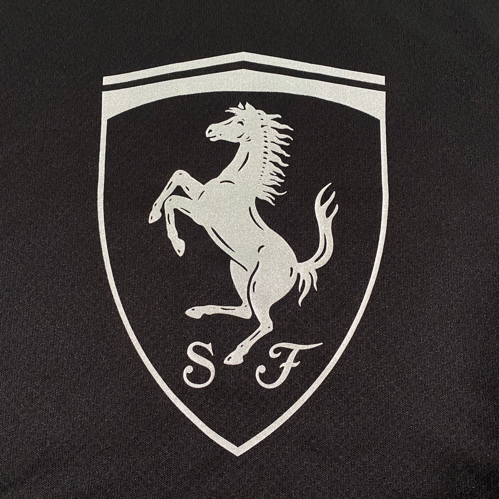 Puma Scuderia Ferrari Lifestyle Long Sleeve Jersey Shirt Adult L Black Red Logo gallery