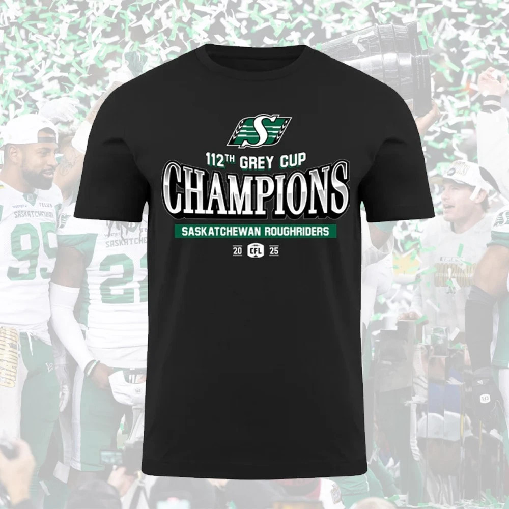 Saskatchewan Roughriders 112th Grey Cup Champions 2025 Gift For Fans