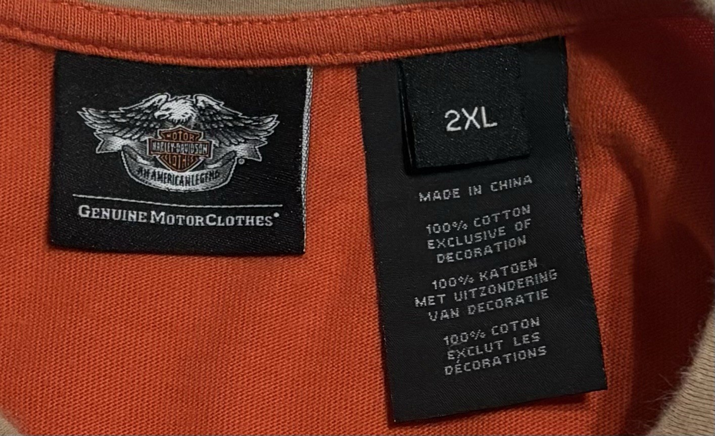 Harley Davidson Long Sleeve Ringer T-Shirt - Milwaukee 2XL gallery