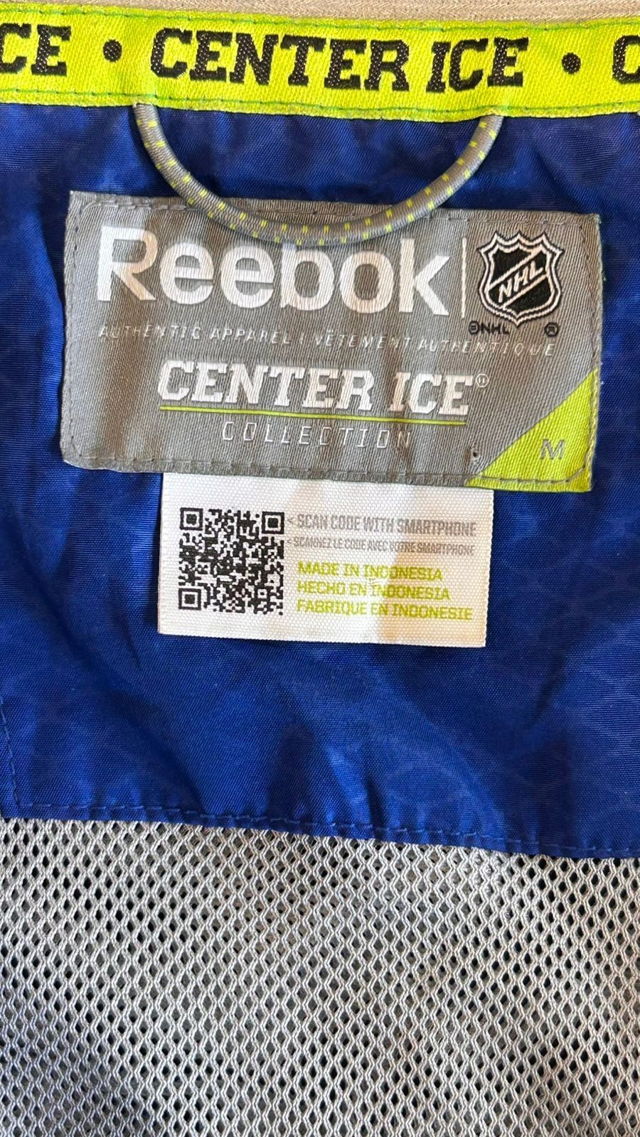 Reebok NY Islanders NHL Jacket Mens (M) Center Ice Kinetic Fit 1/4 Zip Vintage gallery